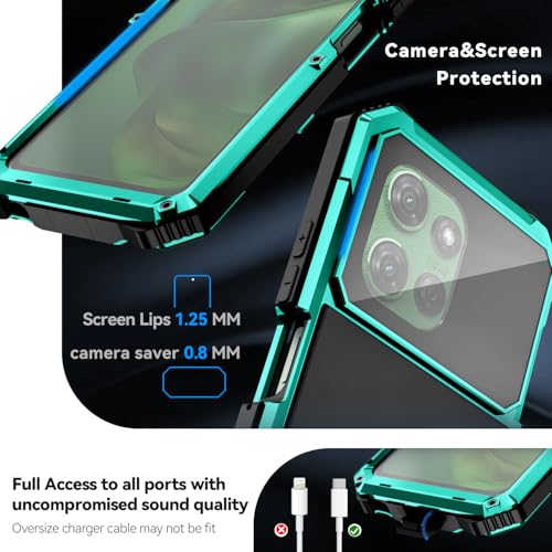 Lunivop for Motorola Moto G Power 2025/2026 Case Metal Green by Lunivop - Used condition - Image 8