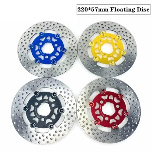 Disque de frein e-bike CNC 220mm 3 trous flottant pour Jog RSZ Force - 2