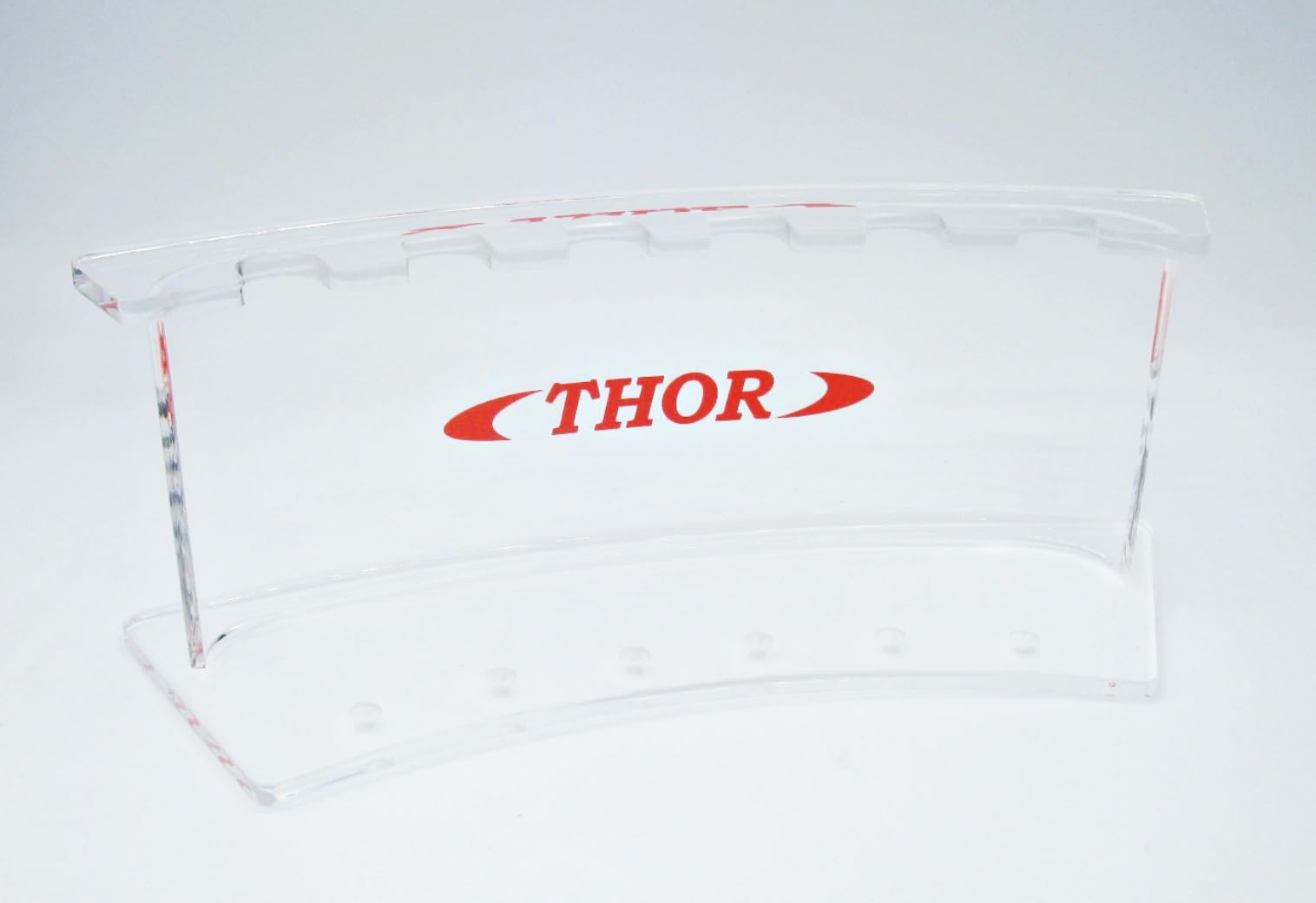 Dartständer Bow, Acryl, transluzente Dartstation, Dartsholder für 2 Dartsets, mit Thor Logo