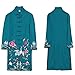 Chinese Styles Women Hanfu Qipao Two Pieces China Traditional Clothing Pants Set Suit Robe Orientale Clothes s2 Red XXL