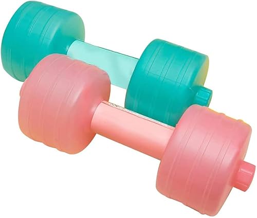 Miniatura 1 de Mancuerna rellena de agua al azar, mancuernas ajustables de agua, equipo de fitness para mujeres, plástico de alta calidad para ejercicio deportivo,