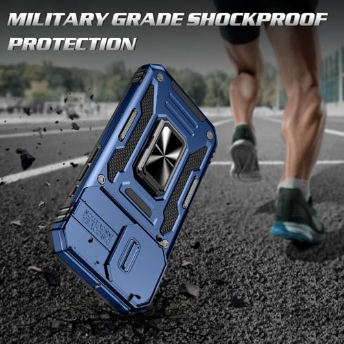 Coque iPhone 16 antichoc Doeshine marine protégeant l'écran et la caméra - 6