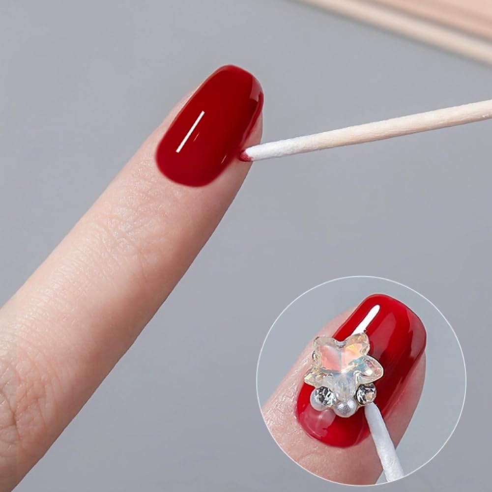 Amazon | コットン付きウッドスティック ジェルネイル ネイルアート
