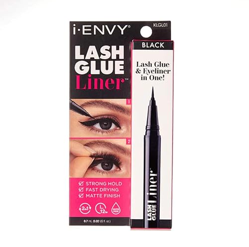 Kiss I Envy Lash Glue Liner Negro 0.02 onzas