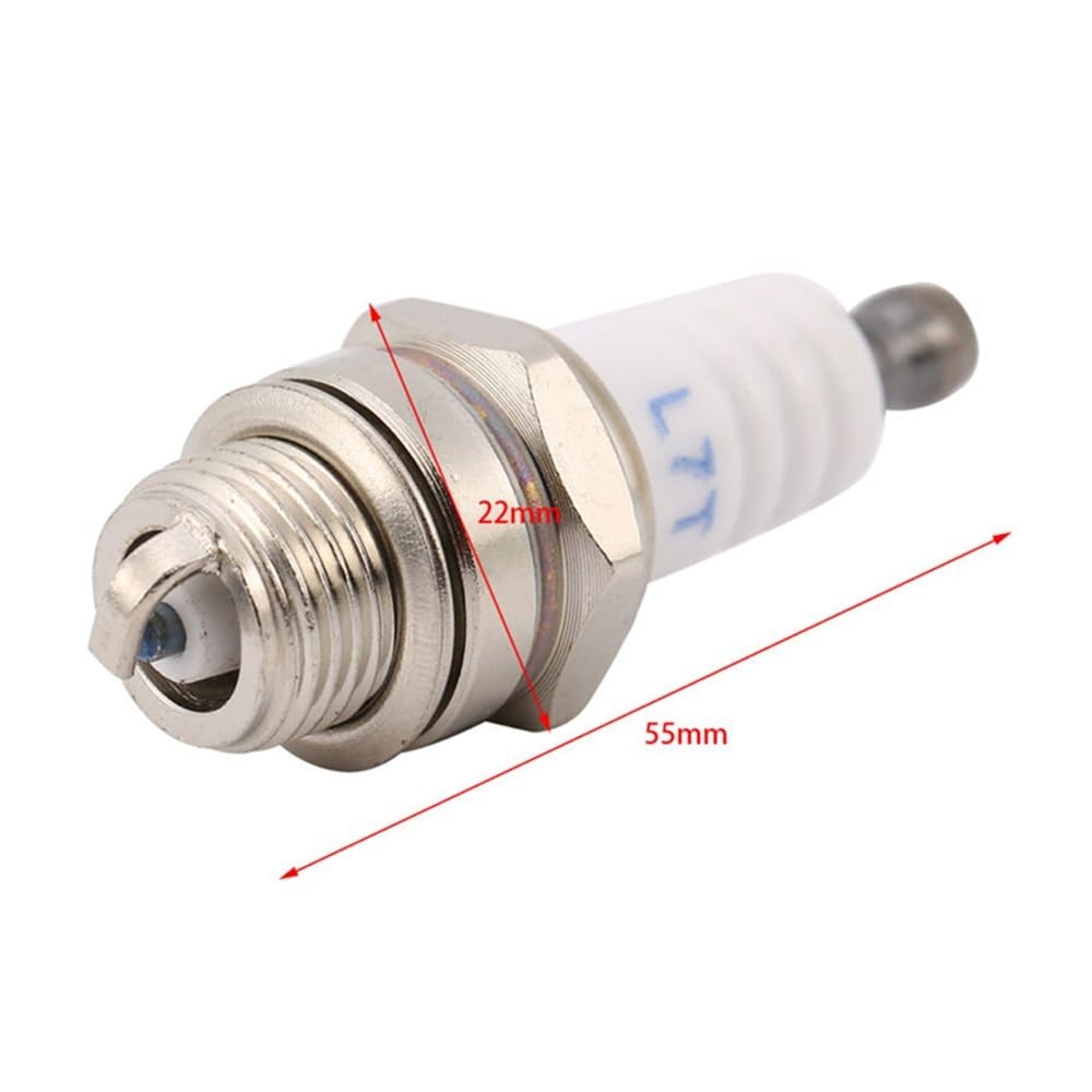 A53Q-30Pcs Mini cortacésped bujía L7tc Br2lm Apto for Motores 55Mmx22mm