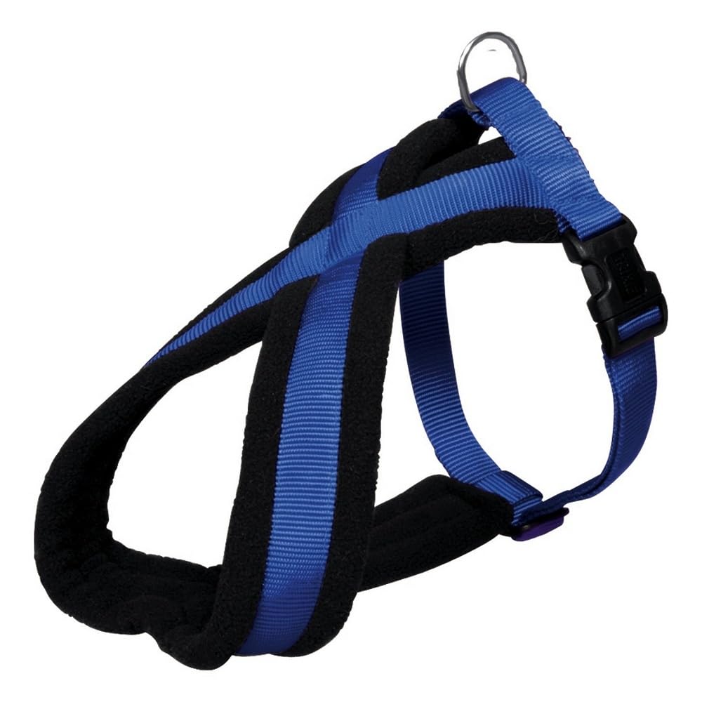 Trixie Premium Touren-Geschirr, L: 60-90 cm/25 mm, blu