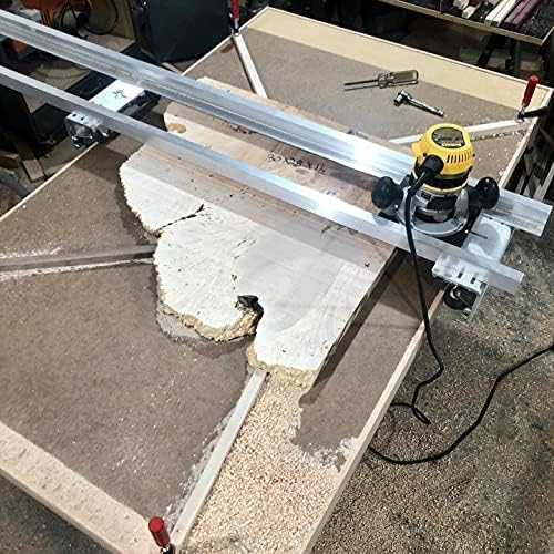Stone Coat Slab Jig, Router Sled for Woodworking, Levels Wood Slabs Up to 64 Inches Wide Portable, Durable, and Easy to Adjust Great for River Tables and Home Improvement Projects