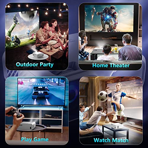 Native 1080p Full HD projector 5G WiFi Bluetooth 8000 lumen mini draagbare videoprojector compatibel met TV Stick Smartphone Tablet Laptop HDMI USB TF - Image 7