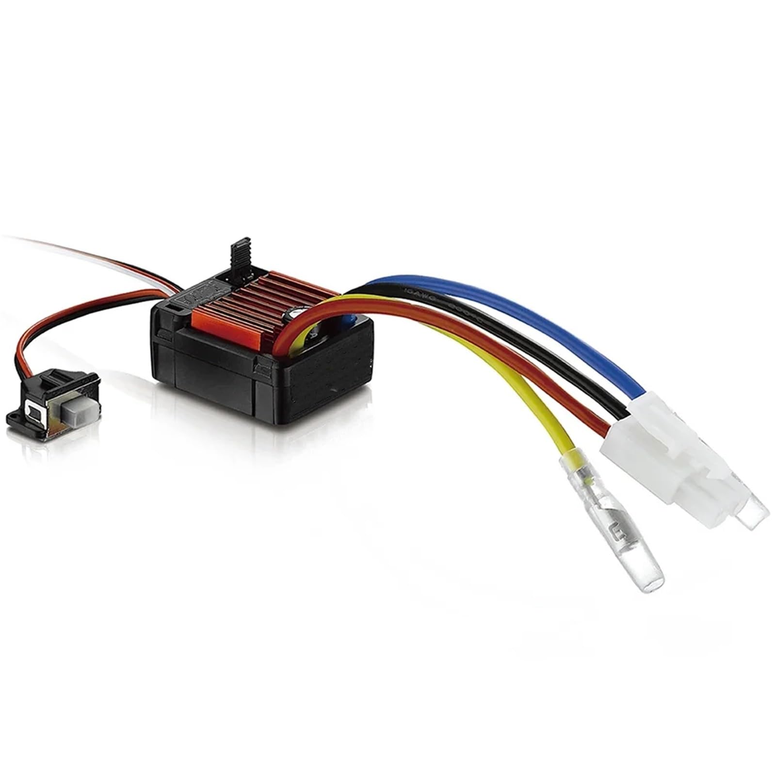 para Axial para SCX10 II para Yikong 1/10 Controlador De Velocidad del Motor Cepillado Impermeable 180/320A 6-12V Accesorios Piezas Coche RC RC Controlador ESC