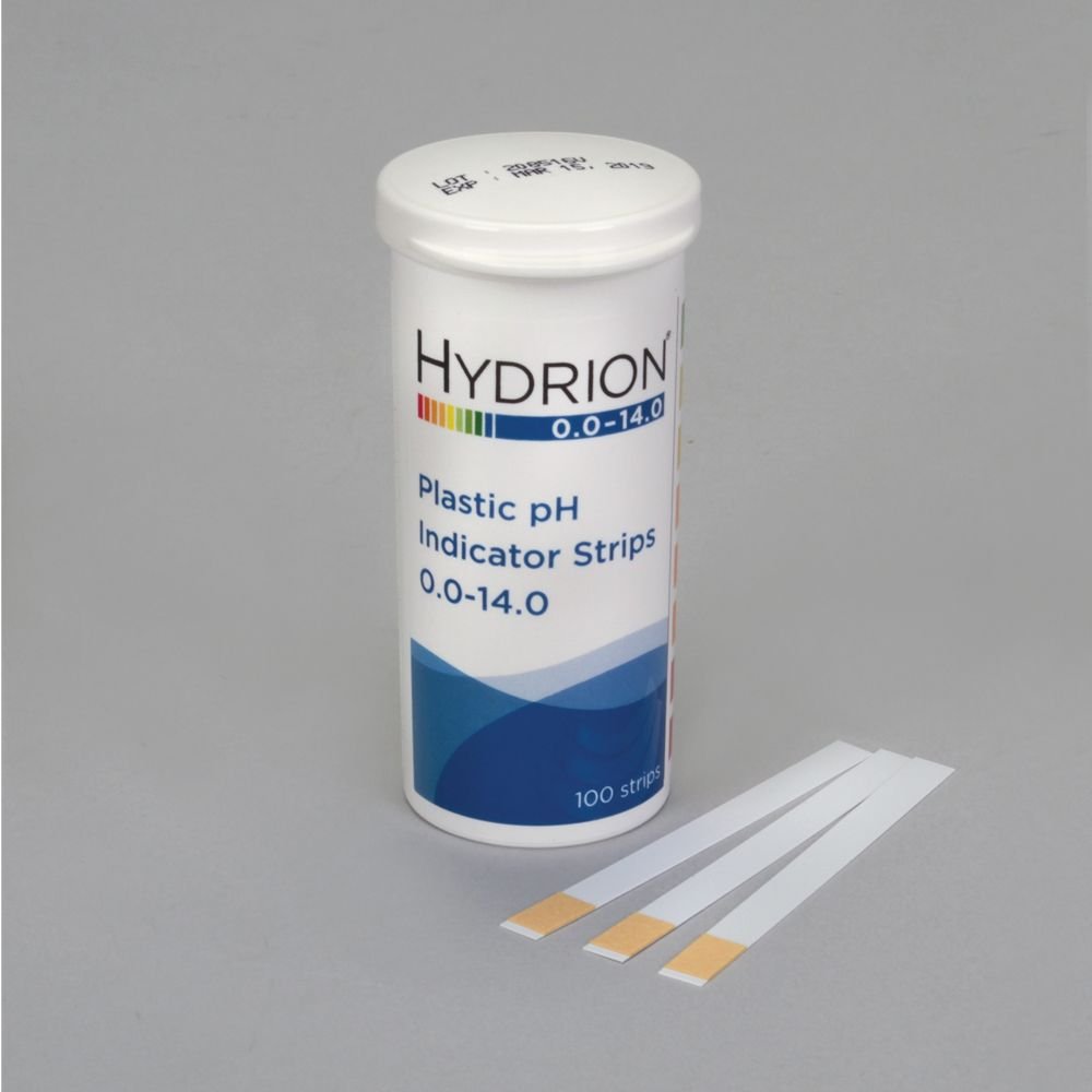 Hydrion Spectral pH Strips (pH 0.0 to 14.0), Pack 100 Ph Test Strips