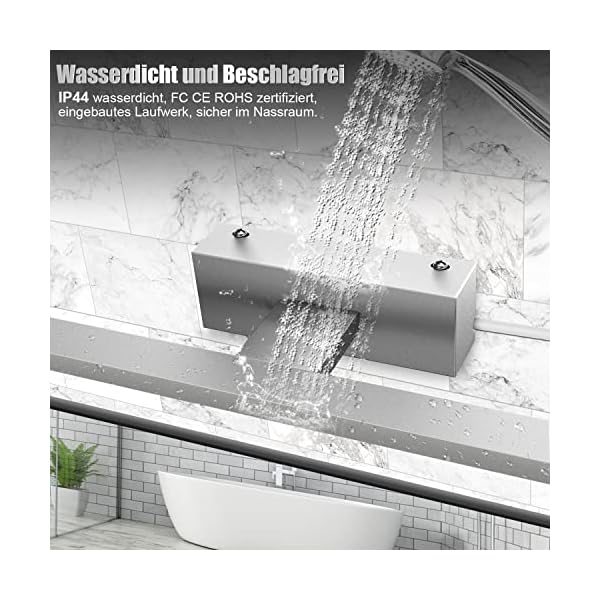iToncs Spiegelleuchte 60CM, 1300LM Spiegelleuchte Led Bad, 6000K KaltWeiß, Einfarbig, Spiegellampe Badezimmer Lampe mit… – Bild 4