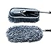 Vozada Microfiber Car Duster Wash Mop with Extendable Handle for Exterior and Interior, Lint Free – Scratch Free Cleaning Brush Cleaning Tool (Gray)