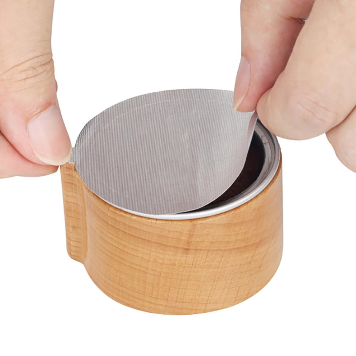 BESTonZON 250 Piezas Película De Taza De Cápsula De Café Láminas De Café Tapas De Sello De Espresso Cápsulas Nespesso Vurtuo Capsulas Nspresso De Múltiples Fines Papel De Aluminio Filtrar