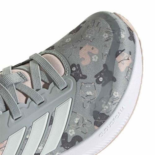 Image of adidas Kids' Marvel Run Falcon 5 Elastic Lace & Strap Shoe