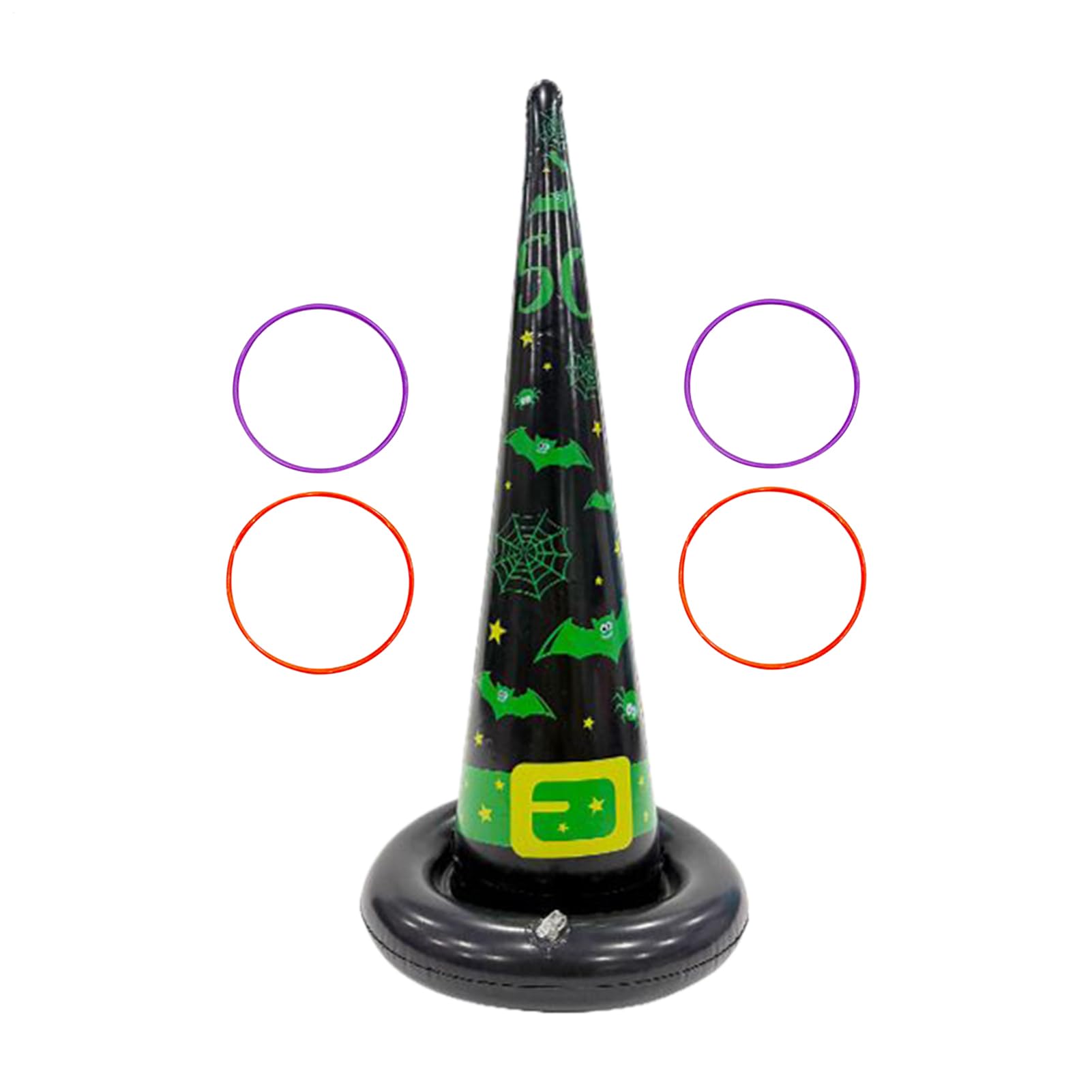 Jeu De Lancer D'Anneaux Halloween pour,avec 4 Anneaux De Lancer Jouets Amusants d'halloween - Jouet De Projection pour Adultes Fête,pour Garçons Filles Adultes Adolescents Famille