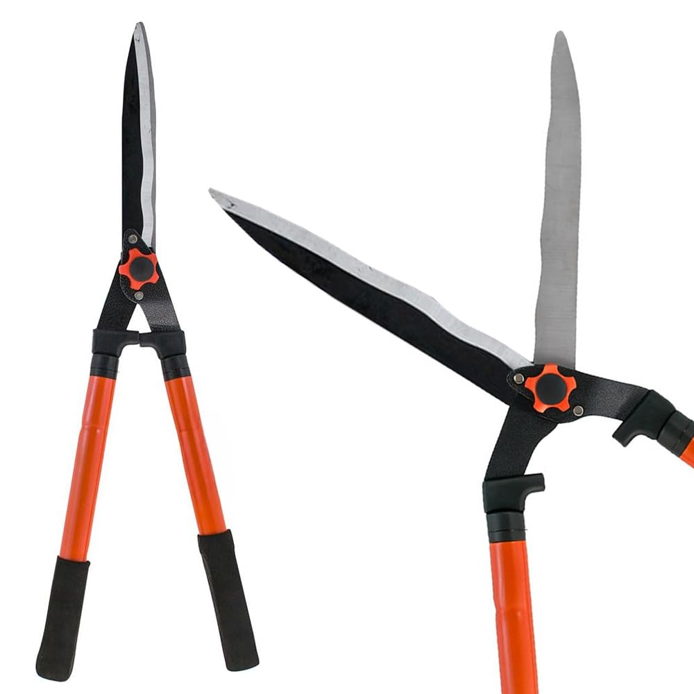 78cm Telescopic Garden Shears - Hedge Scissors Bush Tree Trimming Pruning Gardening Cutting | Easy Effortless Cut Sharp Blade for Precise Gardening | Expandable, Razorsharp