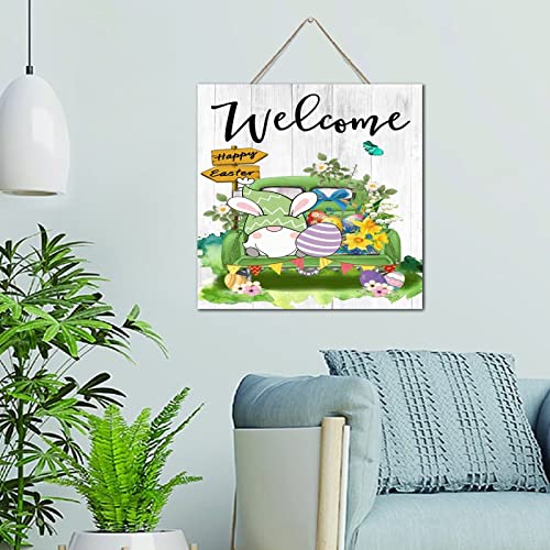 Plaque murale en bois de qualité supérieure motif œufs de Pâques pour décoration chic