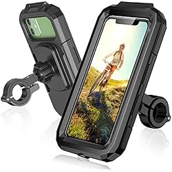 Soporte Movil Bicicleta Montaña ENONEO Soporte Telefono Movil Impermeable 360°Rotación Universal para Moto, Bicicleta Montaña con Pantalla Táctil Sensible Anti Vibración, para 5.5-6.8´´