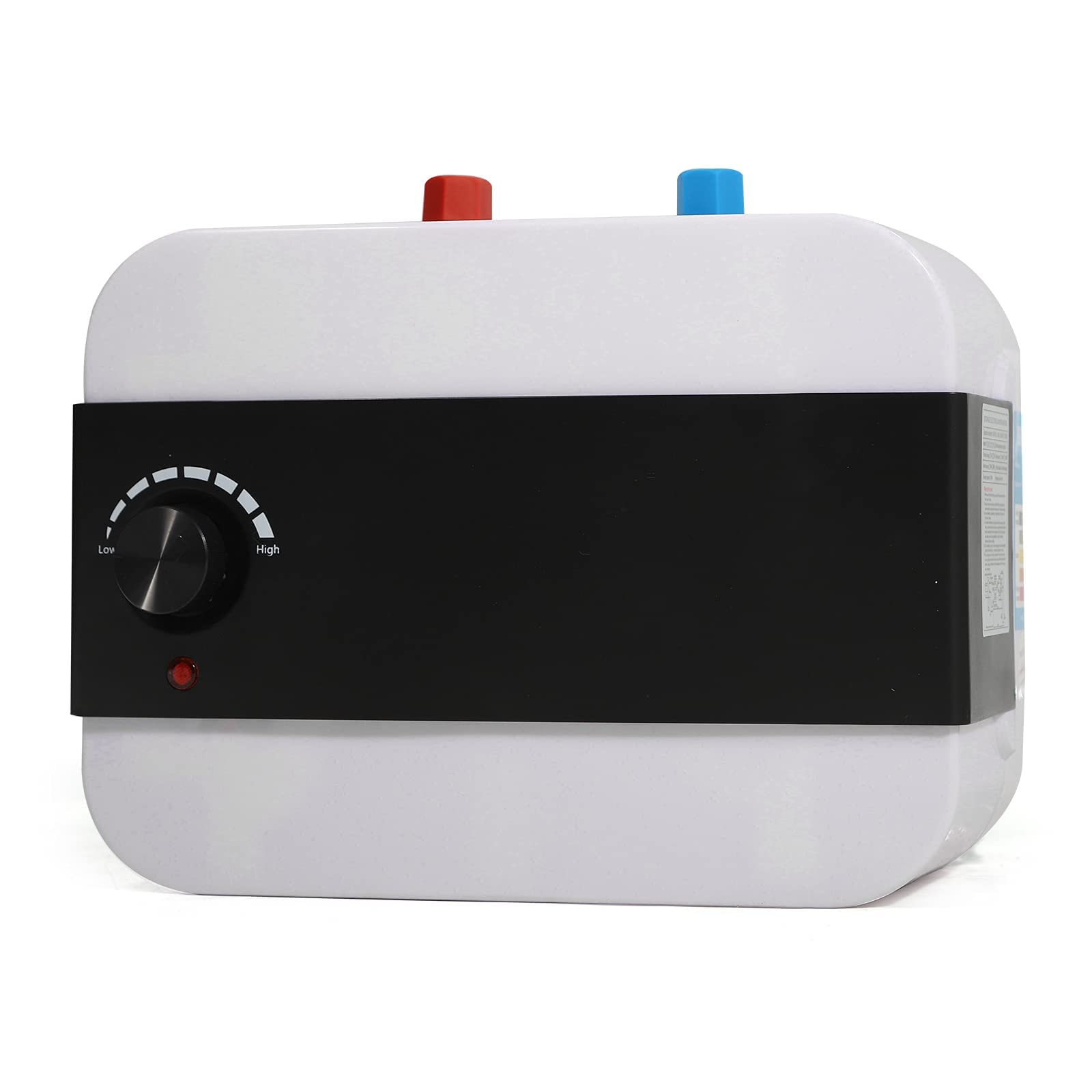 Serbatoio acqua calda sotto tavolo piccolo scaldabagno elettrico 6 litri di capacità IPX4 1500W Bianco