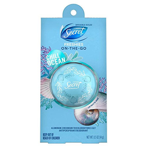 Secret Freshie Chill Ocean Invisible Solid Antiperspirant & Deodorant, 0.5 Oz