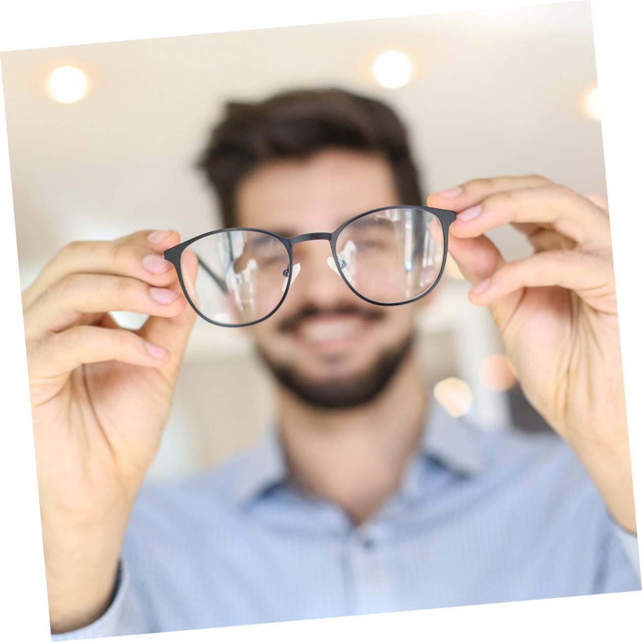 Healeved 400 Pares Gafas Almohadillas Para La Nariz Gafas Transparentes Almohadillas Nasales De Repuesto Para Gafas Vasos Para Beber Puños De Nariz De Gafas Eyeglass Gel De Sílice