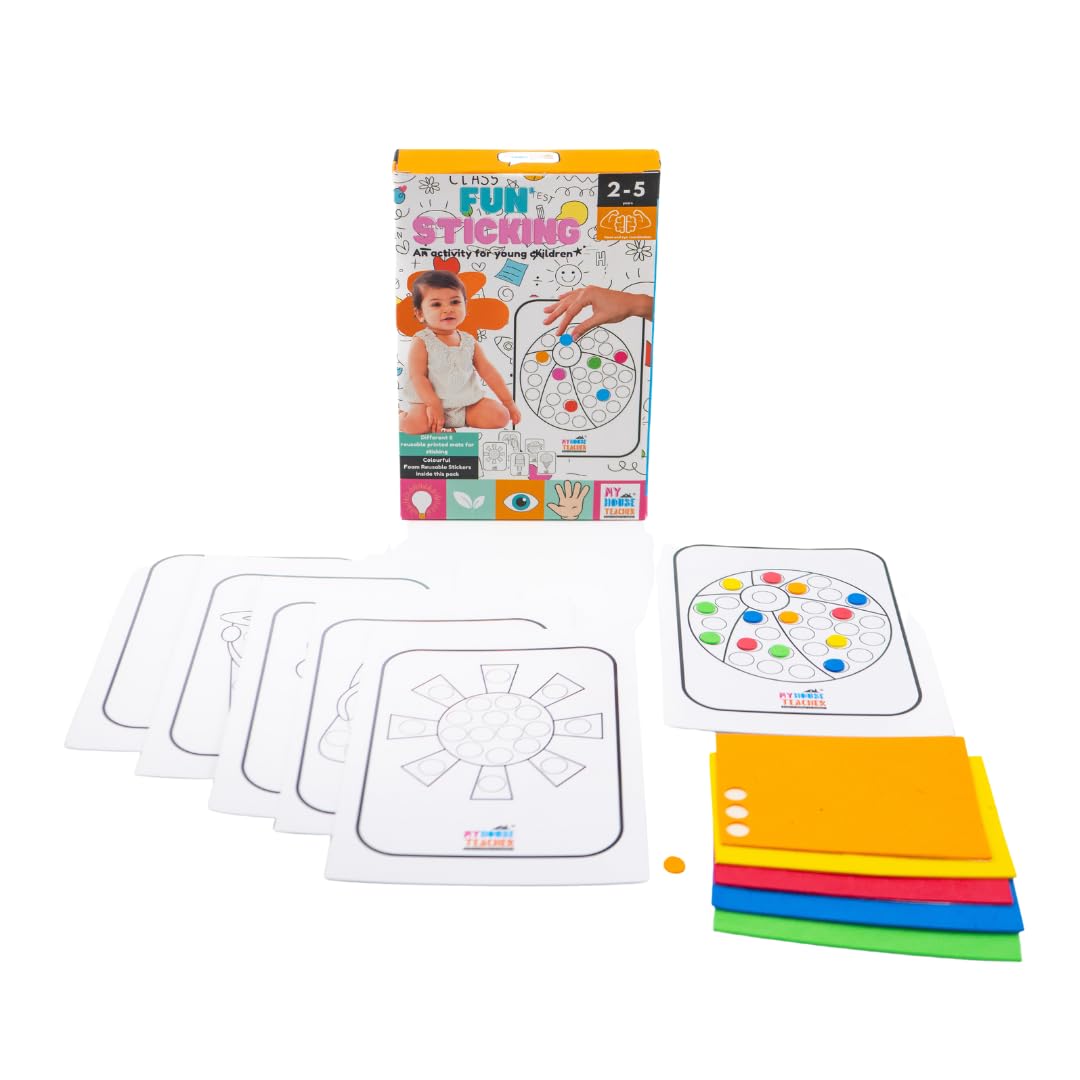 Foam Stickers for Kids Craft, Reusable Brain Boosting Activity Sheets for Kids, Toddler Learning Toys Ages 2-4, and Early Learning Toys for 1 Year Old, Kids Busy Board, Toddler Activity Toys (B08FYNLCDY) Amazon Price History, Amazon Price Tracker