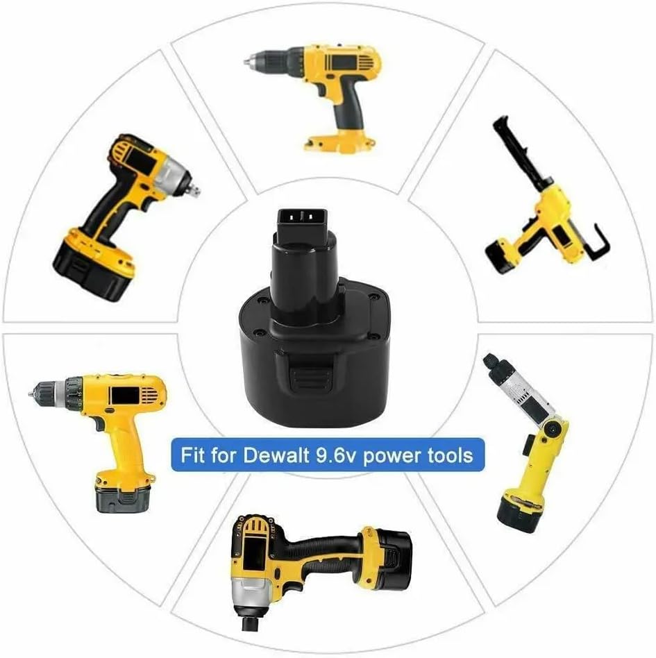 Replacement Battery for Dewalt DC750 DW952 DW926 DW962 DW913 DW926K DC750KA DW926K-2 DW952K-2 DW955 DC855KA DW050 DW955K-2 DW050K
