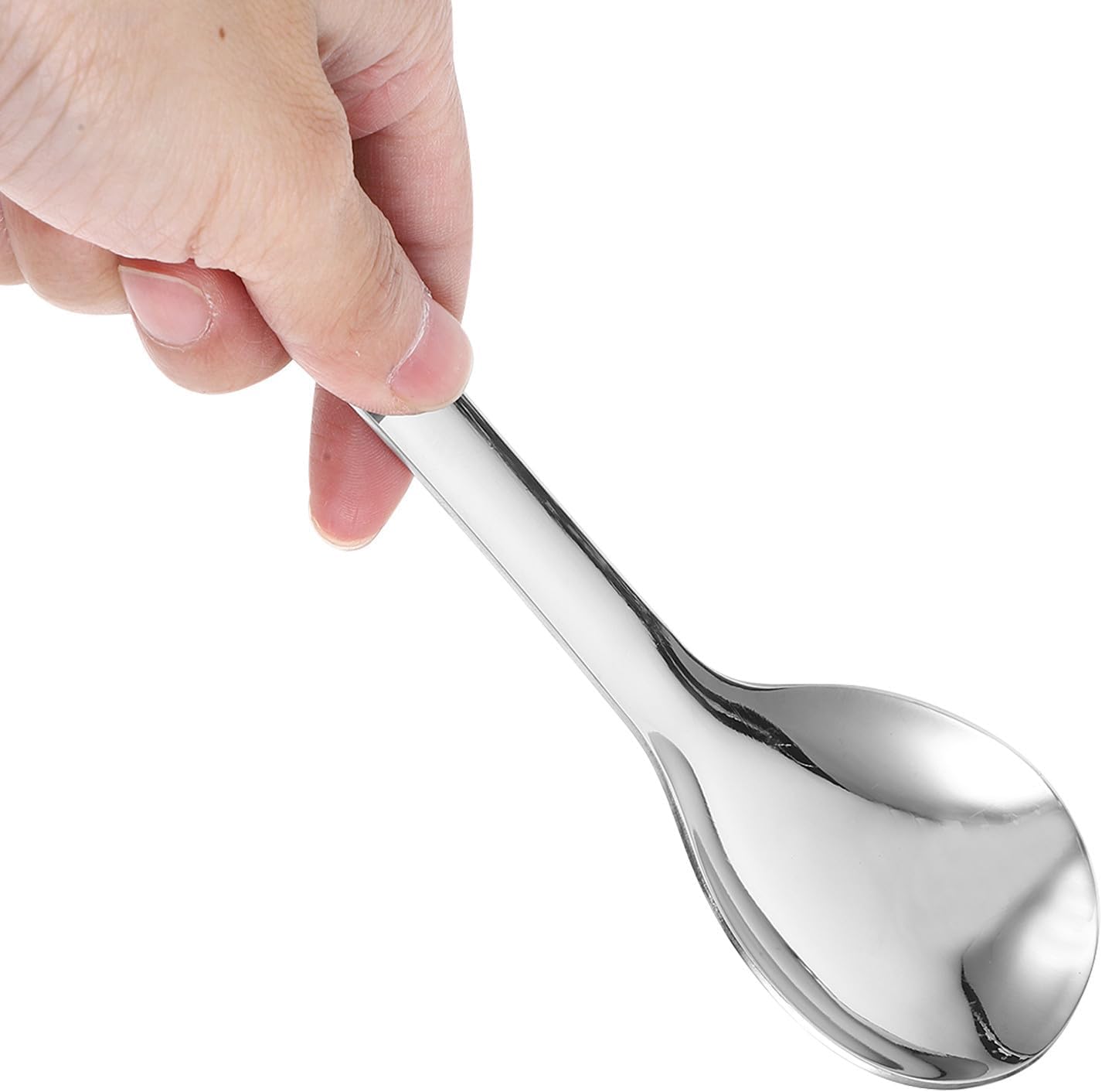 4pcs Stainless Steel Soup Ladles Kitchen Serving Spoons with Ergonomic Handles Dishwasher Safe for Daily Use and Weddings