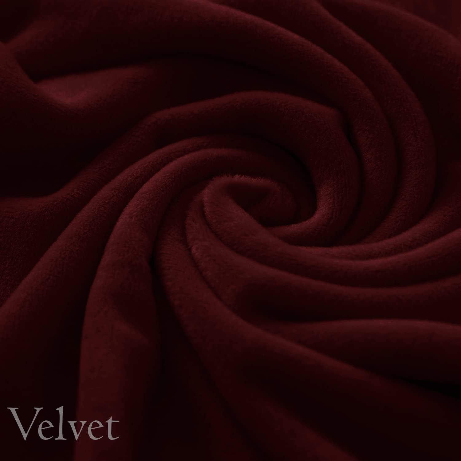Burgundy Velvet Sofa Cover - 3 Seater -6