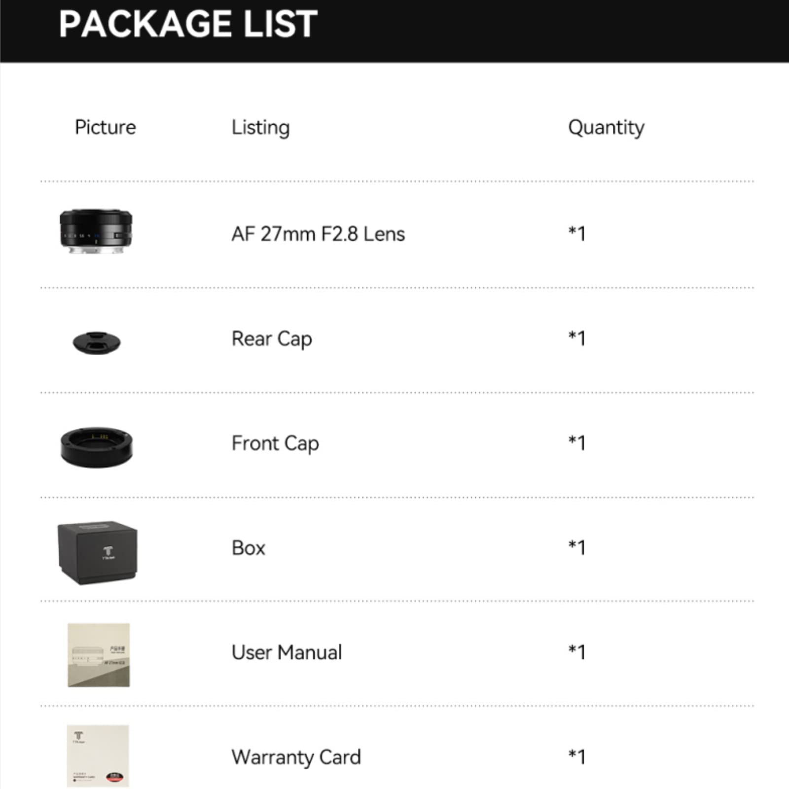 TTARTISAN 27mm F2.8 obiettivo autofocus APS-C per fotocamera mirrorless solo per fotocamere Sony E-mount A5000 A6600 NEX-3 NEX-3N NEX-7 NEX5 CA7 A7I A7R A7S A7SI A7SII A9 e altro.(nero)