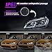 LONGDING Headlights Assembly Compatible with VW Golf 7 MK7 TSI TDI 2014-2017,w/Sequential Turn Signal