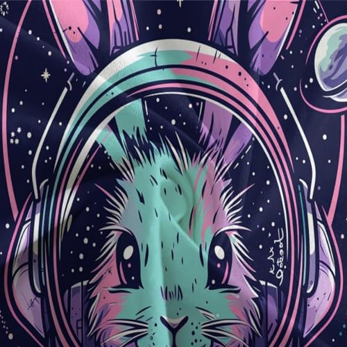 Housse de couette lapin de l'espace 3D pour transformer la chambre d'enfant - 8