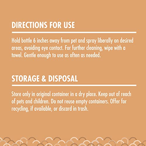 Natures Miracle One Earth Hemp Deodorizing Waterless Spray 8 Ounce Hydrating Honey Scented Rinsefree Formula for Dogs from Furminator  Cucciolini Doodles Natures miracle one earth hemp deodorizing waterless spray 8 ounce hydrating honey scented rinse free formula for dogs from furminator   cucciolini doodles