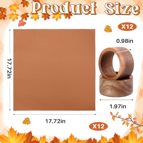 Servilletas de Tela Preboun Set 12 45x45 cm miniatura 2