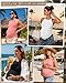 Sweetyweee 3 Pack Women's Maternity Halter Camisole Tank Tops Ruched Side Sleeveless Pregnancy Shirts Summer Basic Undershirt(Coral, White, Black,XX-Large)