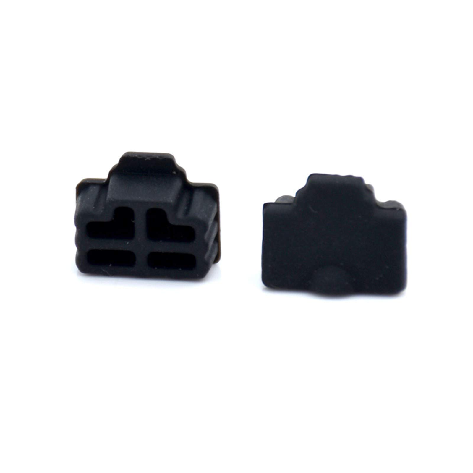110 Tappi Antipolvere In Silicone Per Porta Ethernet RJ45 Femmina – Protezione Per Connettori Di TV, Computer, Console – Colore Nero - 2