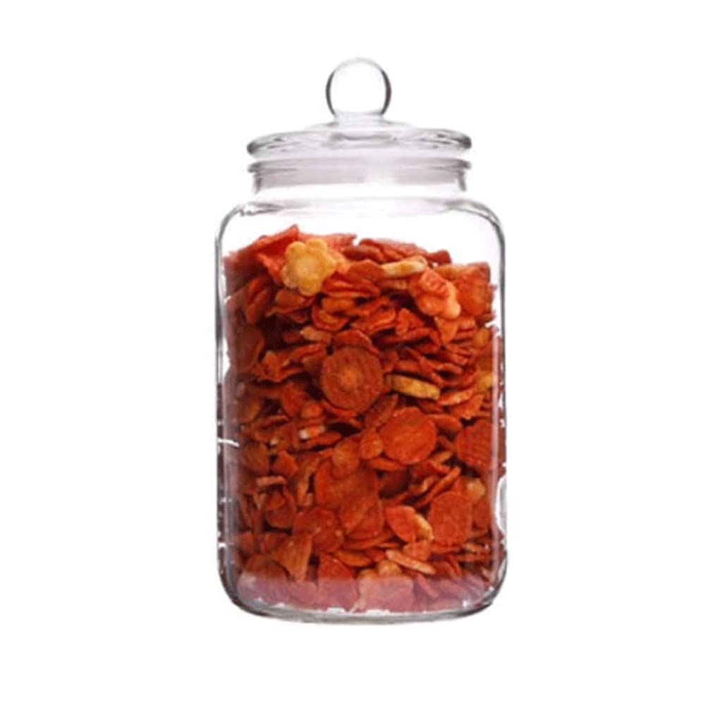 Contenitore in Vetro con Coperchio Contenitore per Zucchero e Sale Dispenser per Alimenti per condimenti