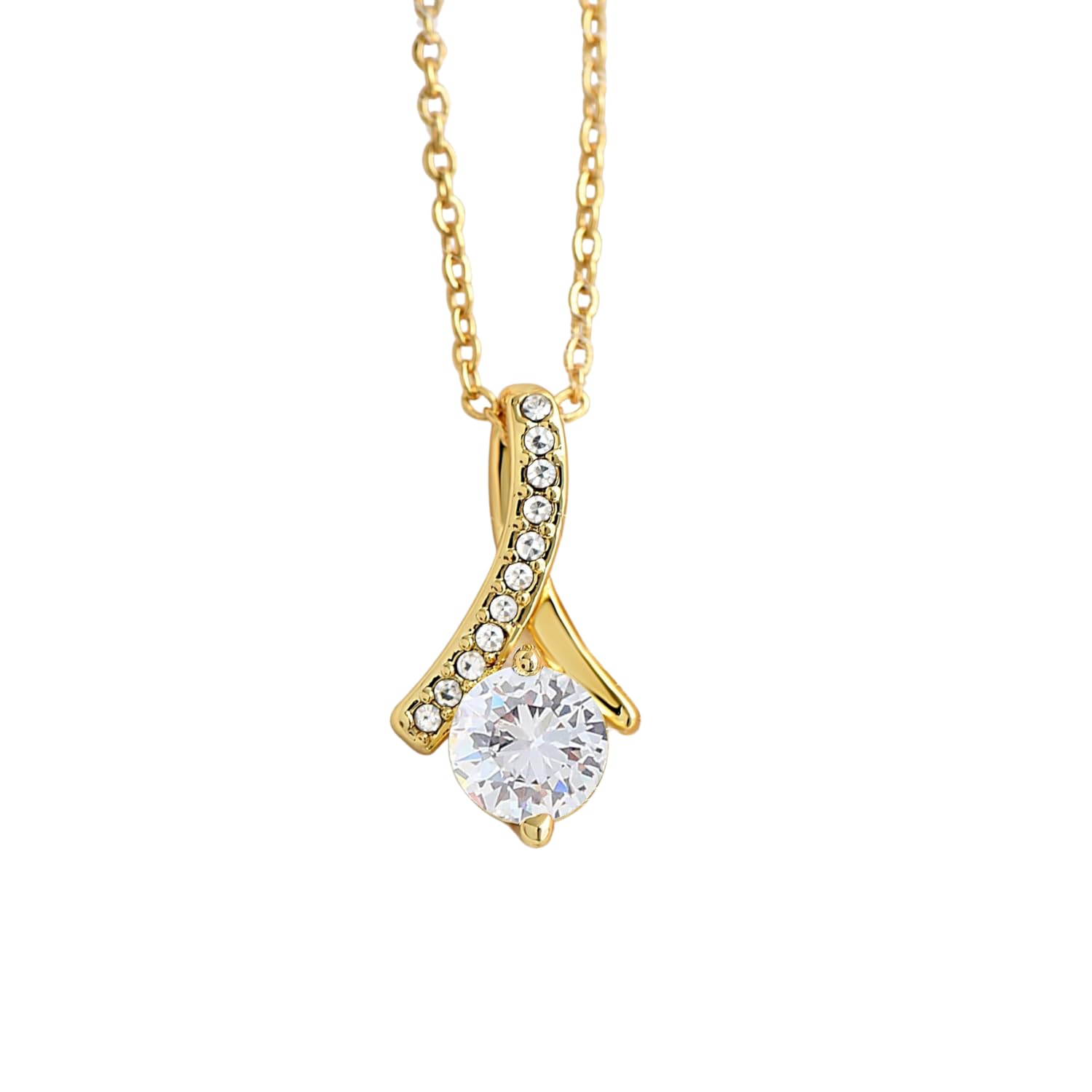 FABUNORA 925 Sterling Silver Chain Pendant & Necklace Gift For My Beautiful Wife, Pendant For WifeWith Message Card Yellow Gold Finish (B0CX4WRZGL) Amazon Price History, Amazon Price Tracker