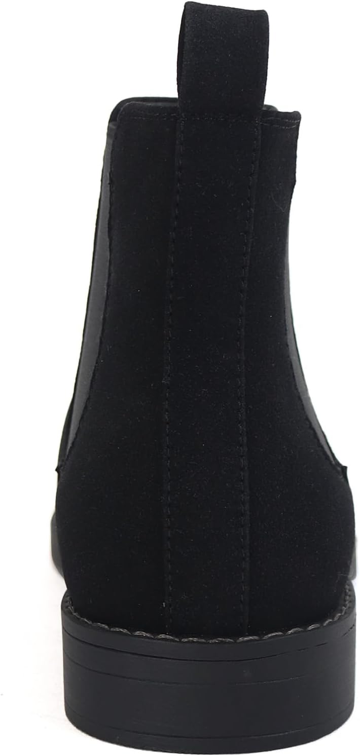 KUDORO Men's Chelsea Boots, Suit Boots, Business Ankle Boots, Casual Slip On Boots image 4