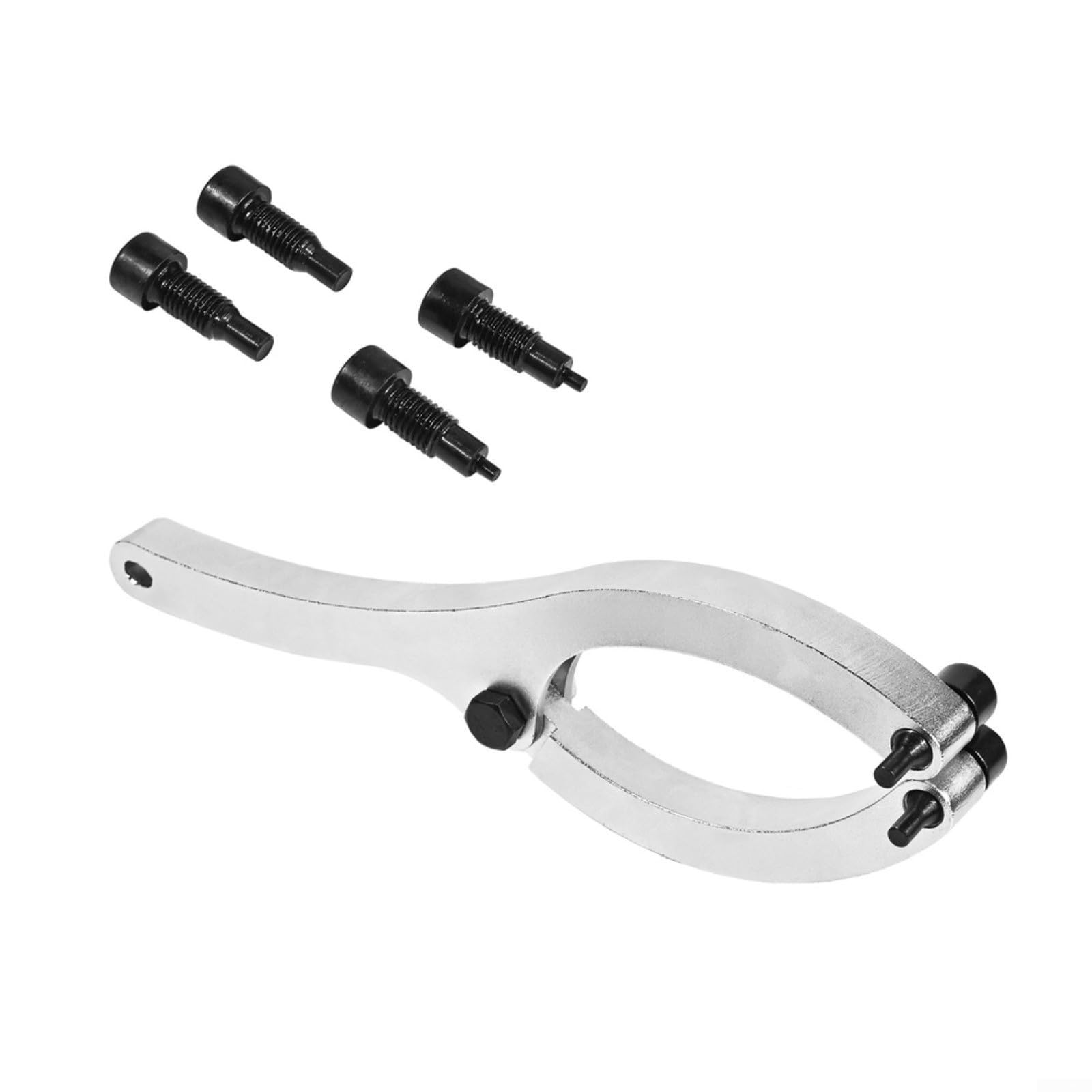 Set di 7 chiavi paraolio con teste a perno sostituibili per escavatore, kit di attrezzi in acciaio 45# per impieghi gravosi con ganascia da 230 mm e manico da 300 mm