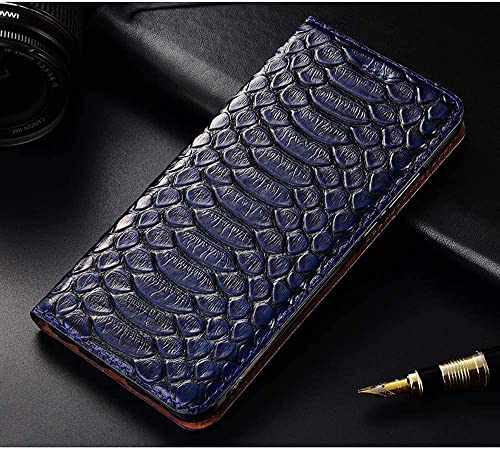 Étui pour iPhone 12 Mini à motif python bleu idéal pour visionner vos vidéos en train - 7