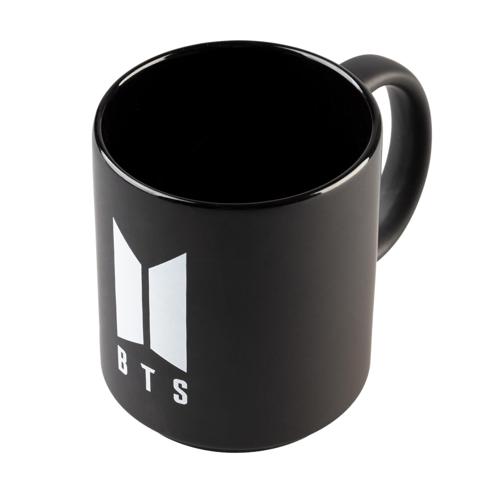 Grupo Erik Ceramic Mug - BTS Merch | 12.3 oz - 350 ml Coffee Mug Tea, Cool Mugs and Cups, Black Mugs | BTS Gifts Under 15 Pounds, K-Pop Music Gifts