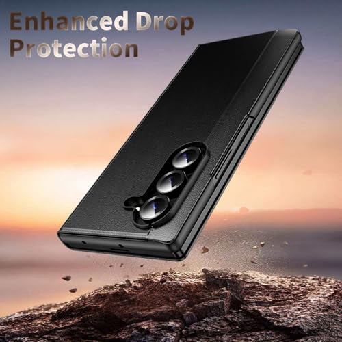 Coque Samsung Z Fold5 antichoc avec rabat intelligent Smart View - 7