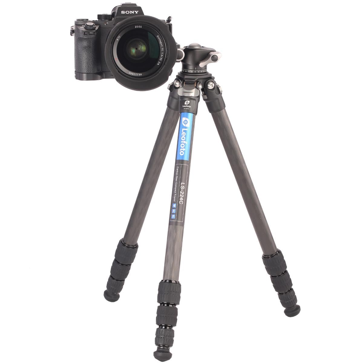 Trépied Leofoto SA-403CX En Carbone - Pour Optique, Fusil, Caméra - Sans Tête - Neuf