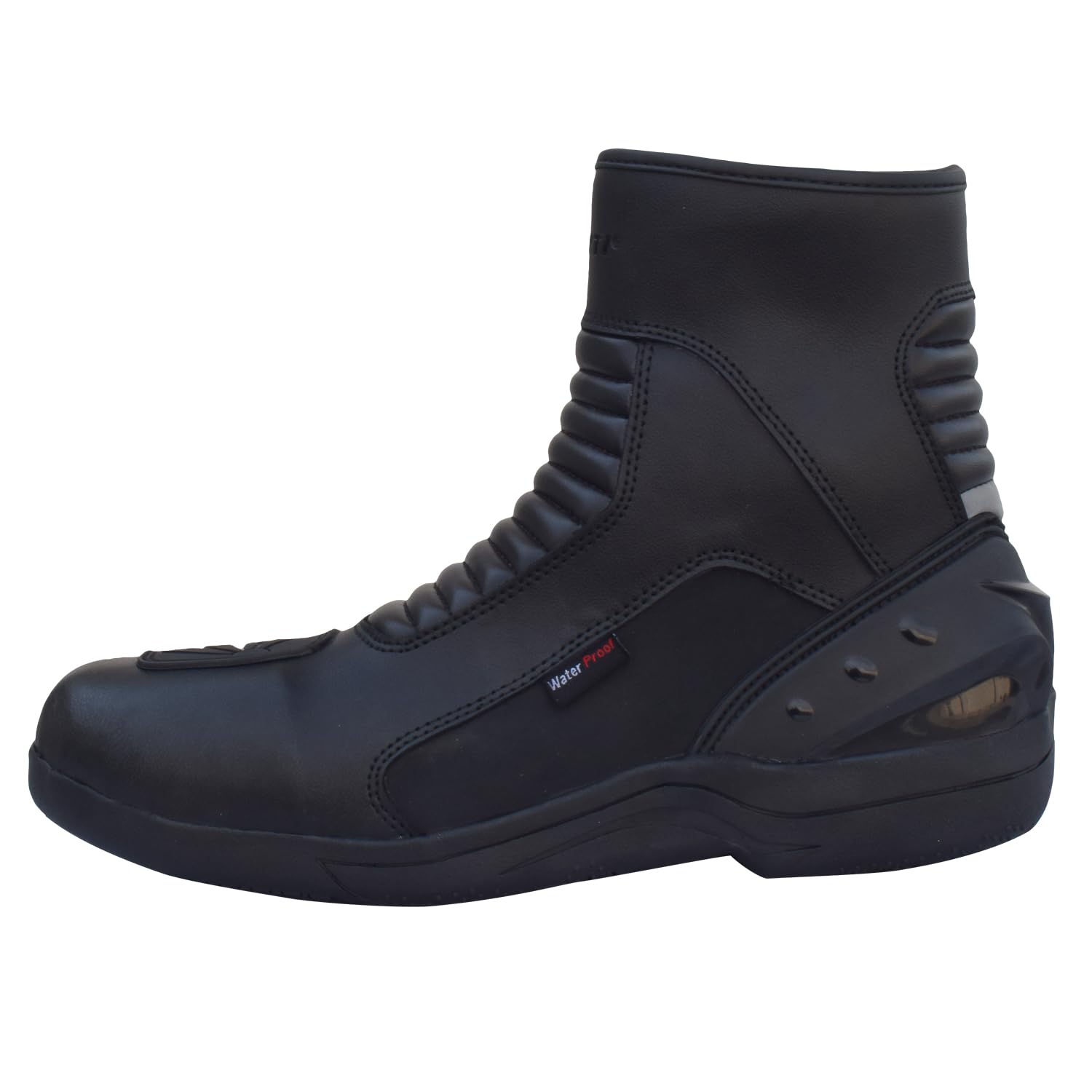 PROANTI Skórzane buty motocyklowe, krótkie, wyścigowe buty motocyklowe