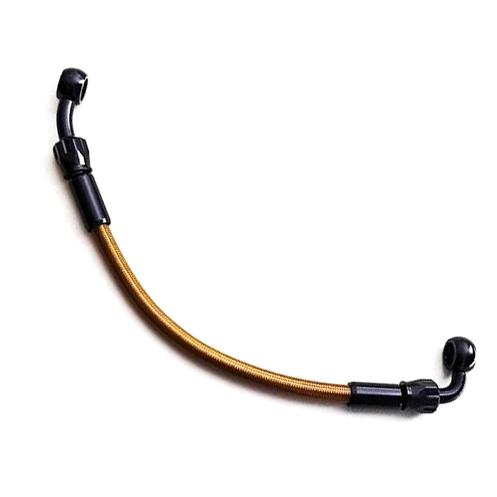 Motorcycle Brake Hose 28°-90° Motorcycle AN3 M10 ATV Dirt Pit Racing Bike Hydraulic Clutch Tube Master Cylinder Brake Hose Line Oil Pipe Accessories(2200mm)