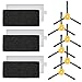 Decdeal Kit de Repuestos para Ecovacs Deebot N79 N79S Robot Aspirador - 3 HEPA Filtros + 6 Cepillos Laterales, Kit Replacement for Ecovacs Deebot N79 N79S Robotic Vacuum Cleaner