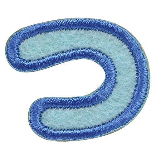 サンヒット ワッペン つ ブルー ABS-18