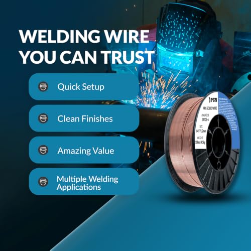 Image of PGN ER70S-6 .045 inch (2 Pack) Solid MIG Welding Wire - 10lb Spool