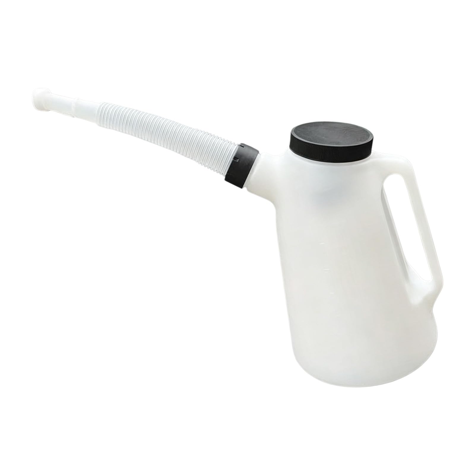 Hsyzygian Neck Motorcycle Lubrication Bottle Container Leak Proof Construction Secure Black Cap Mess Less Usage Bike Oil Refill Bottle